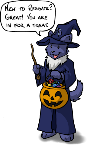 Wolf trick or treat